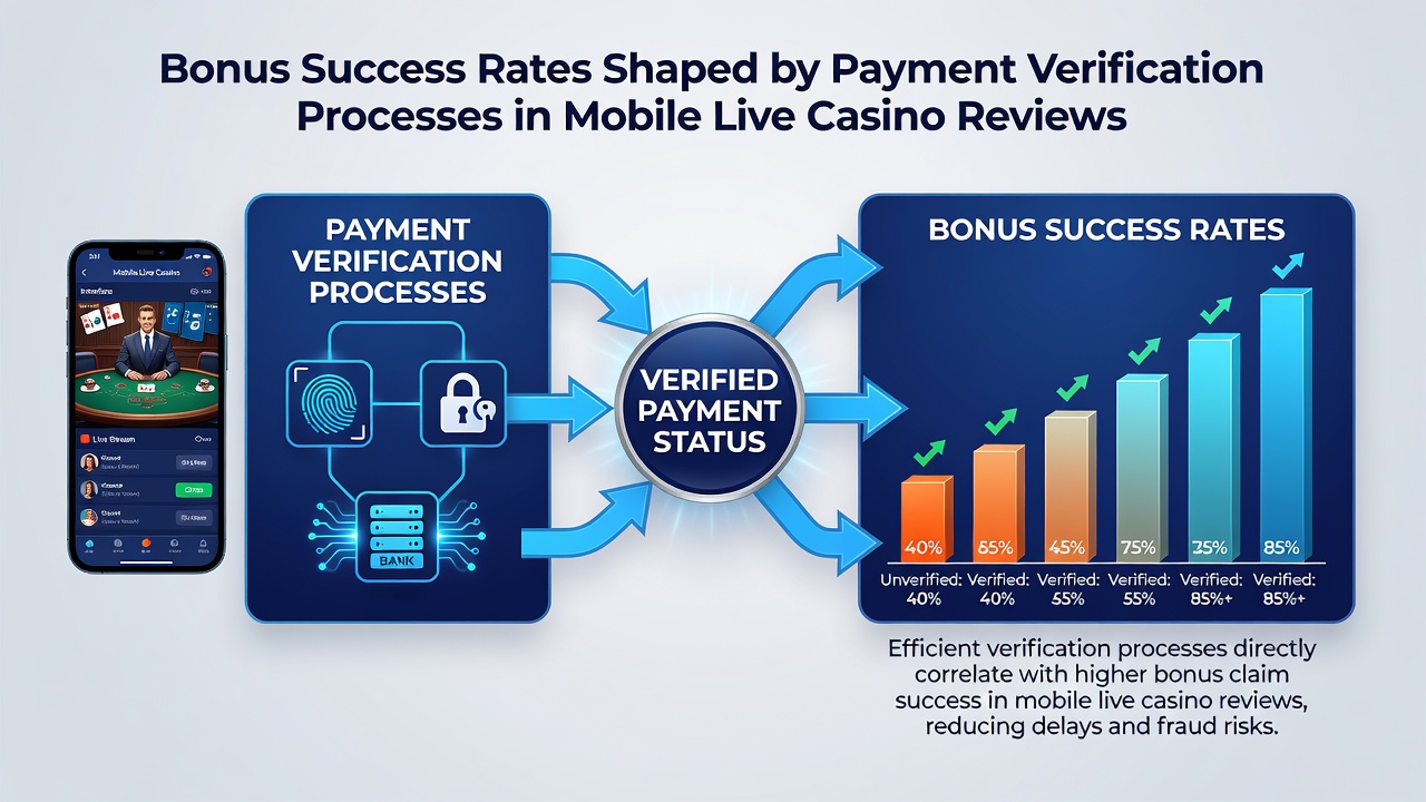 Diagramm zu Erfolgsraten von Boni nach Verifizierungsprozessen in mobilen Casinos