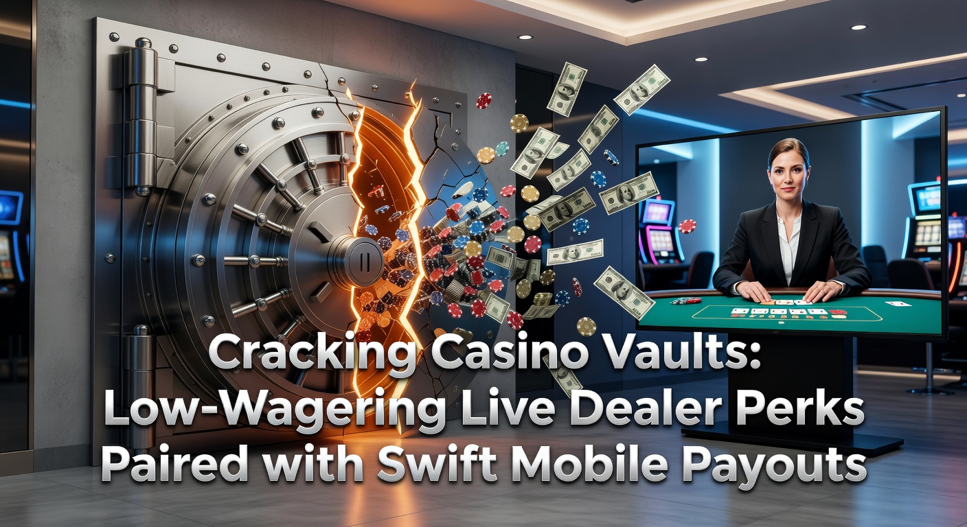 Live-Dealer-Tisch mit Roulette und Spielchips, umgeben von mobilen Geräten, die schnelle Auszahlungen symbolisieren