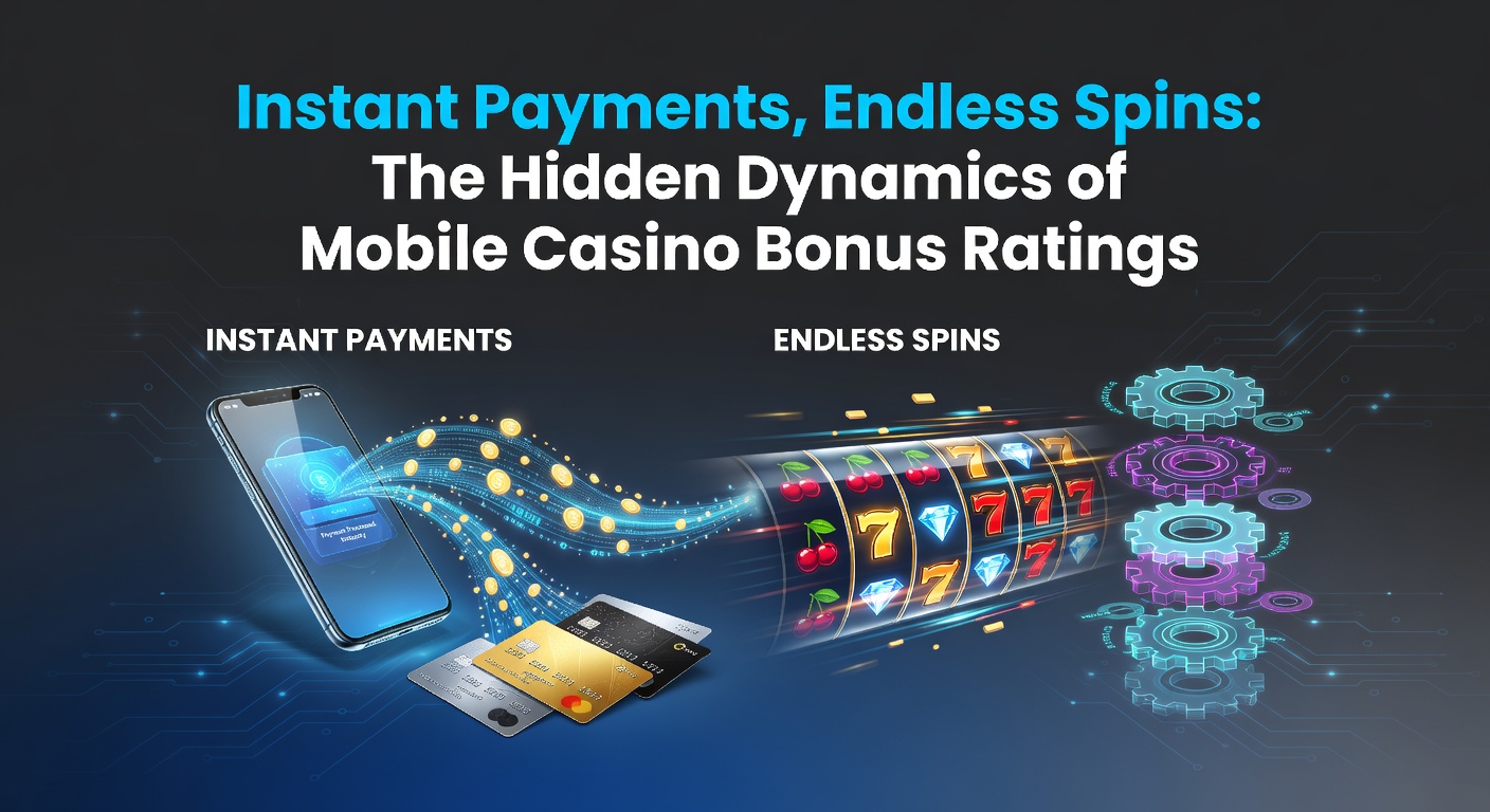 Smartphone mit Casino-App, das eine sofortige Auszahlung und drehende Slot-Walzen zeigt, symbolisch für schnelle Zahlungen und endlose Bonus-Spins in mobilen Casinos