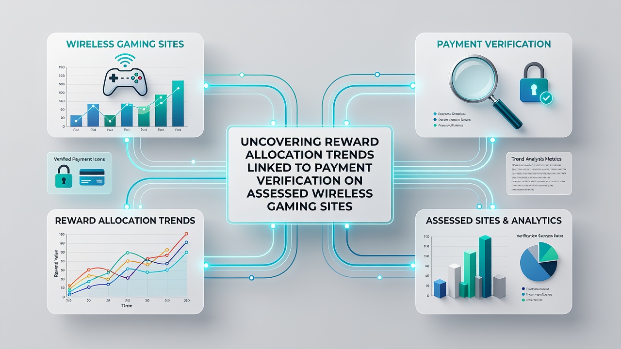 Illustration von Trends in der Belohnungsallokation und Verifizierungsdaten auf Gaming-Plattformen